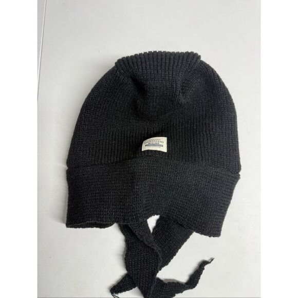 Knitted Winter Balaclava Thickened One-Piece Scarf Cap Hooded Y2K One Size Black main image 11
